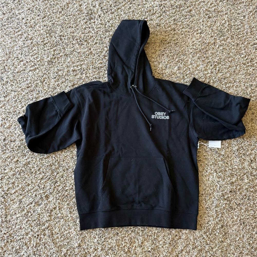 Obey Studios Black Hoodie